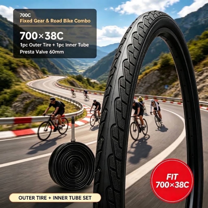 Cycling Gear Gravel - 1/2 PCS 700x38C Bike Tire Wire