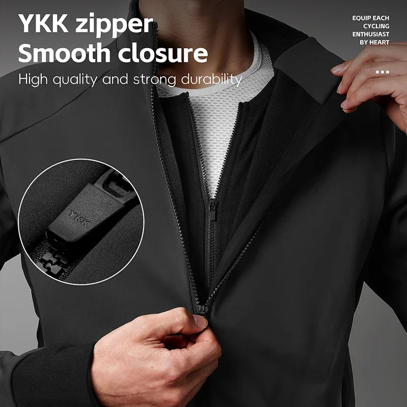 Cycling Gear Jacket - WEST BIKING Autumn Winter Windproof Cycling